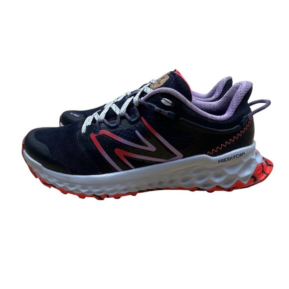 New Balance Women's Navy Blue & Purple Mesh Fresh Foam Garoé Running Shoes Sz 9 - Picture 3 of 8